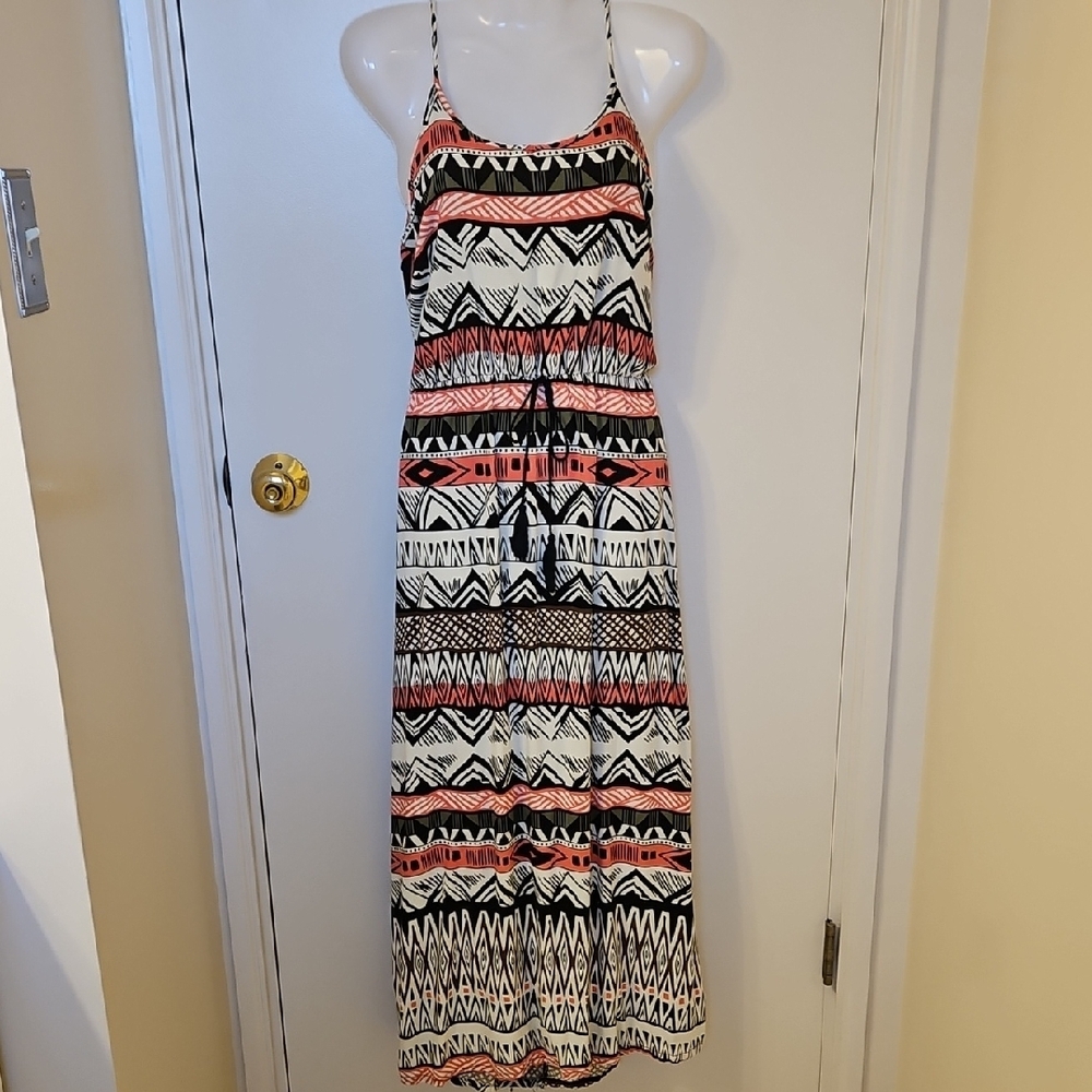 I. B. Diffusion Patterned Dress